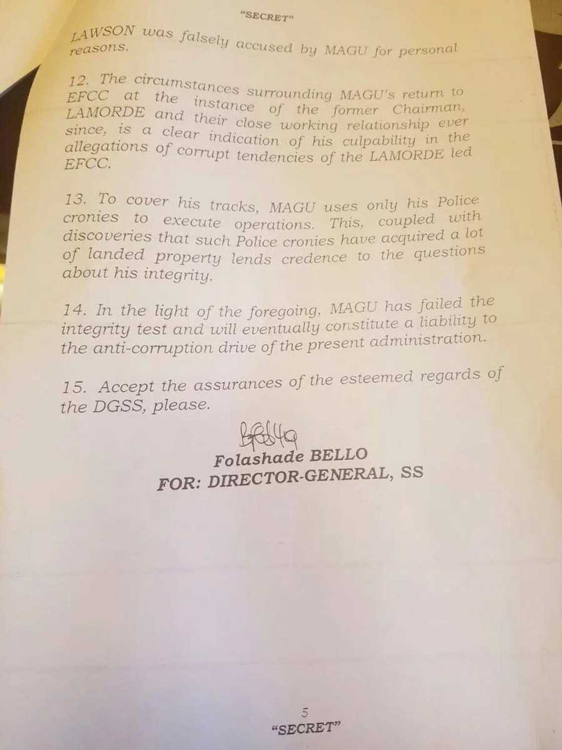 BREAKING: Senate rejects Magu's nomination as DSS disqualifies him again BREAKING: Senate rejects Magu's nomination as DSS disqualifies him again