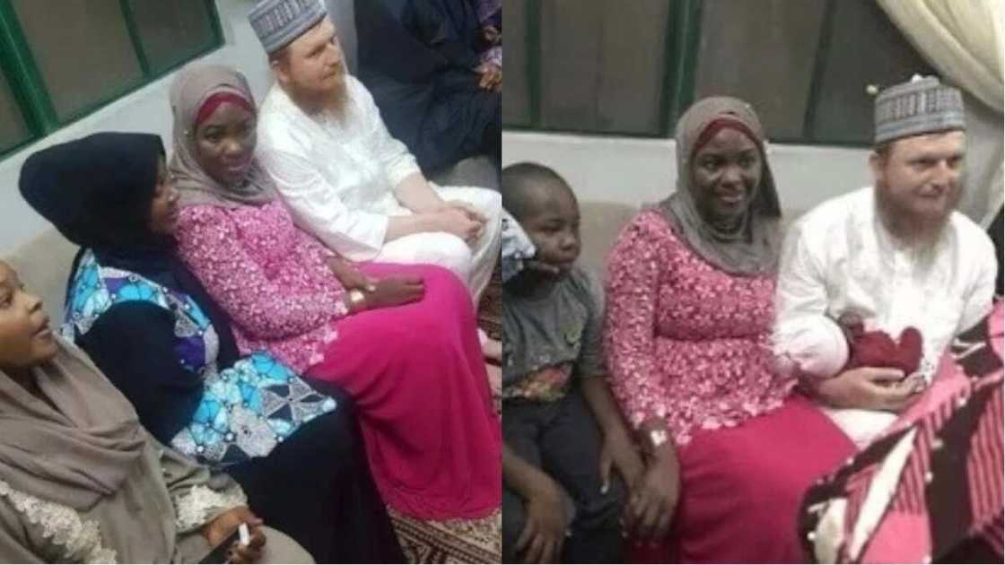 American man marries Hausa bride he met online after converting to Islam