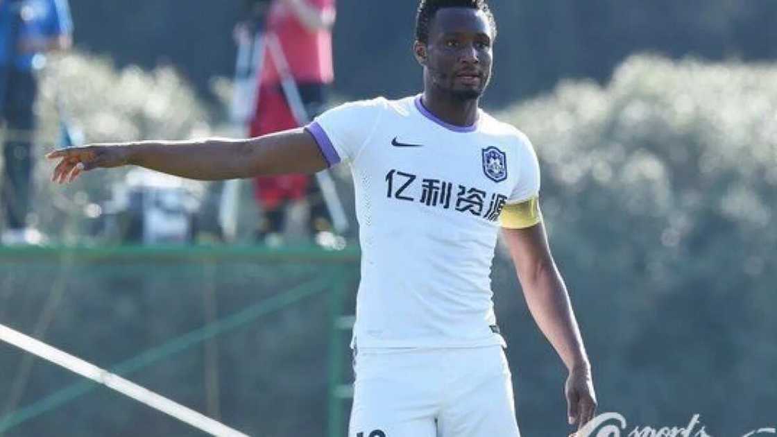 John Mikel Obi at Tianjin TEDA John Mikel Obi at Tianjin TEDA