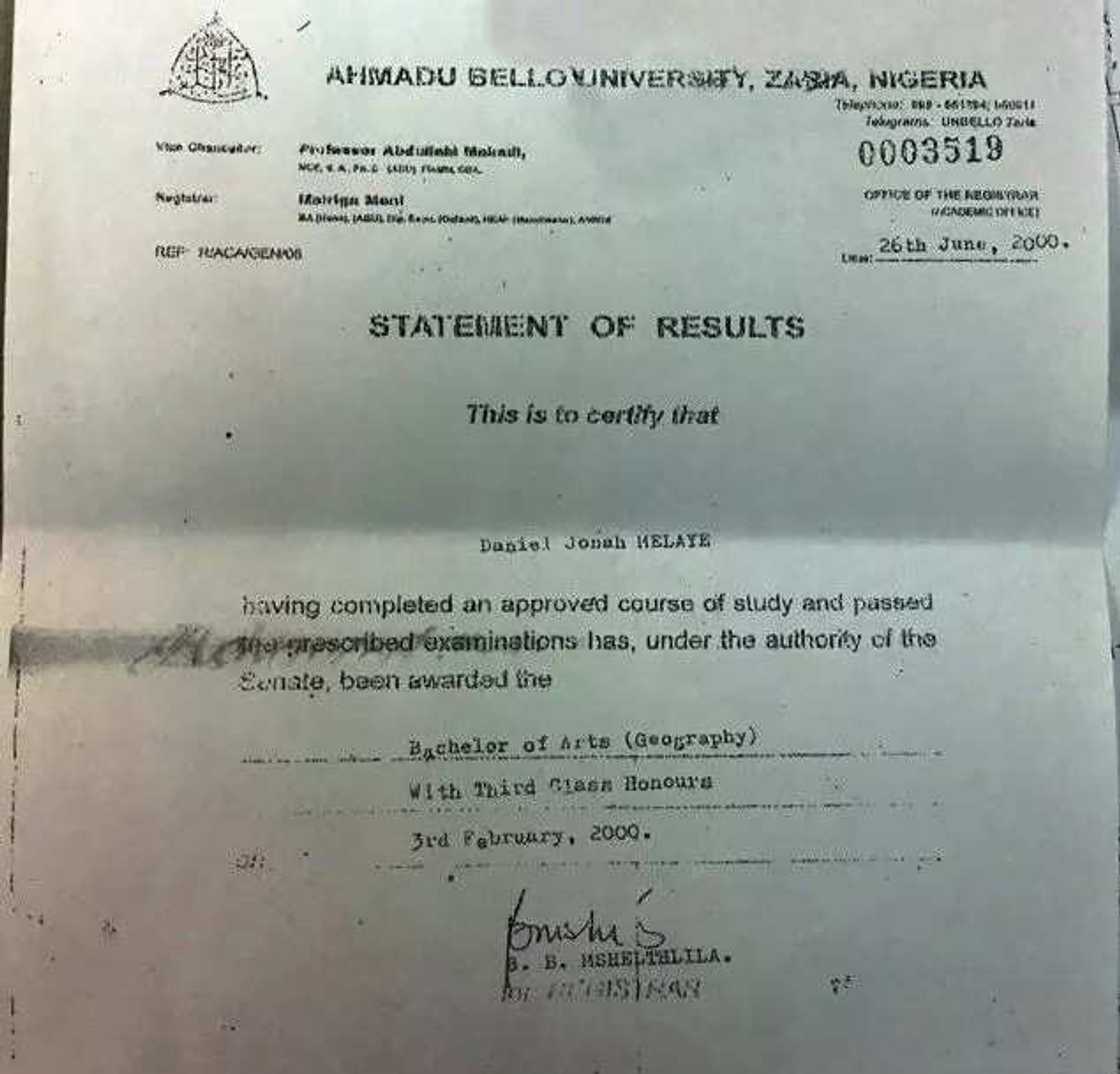 Dino Melaye’s Bachelor of Arts certificate fake - ABU Dino Melaye’s Bachelor of Arts certificate fake - ABU