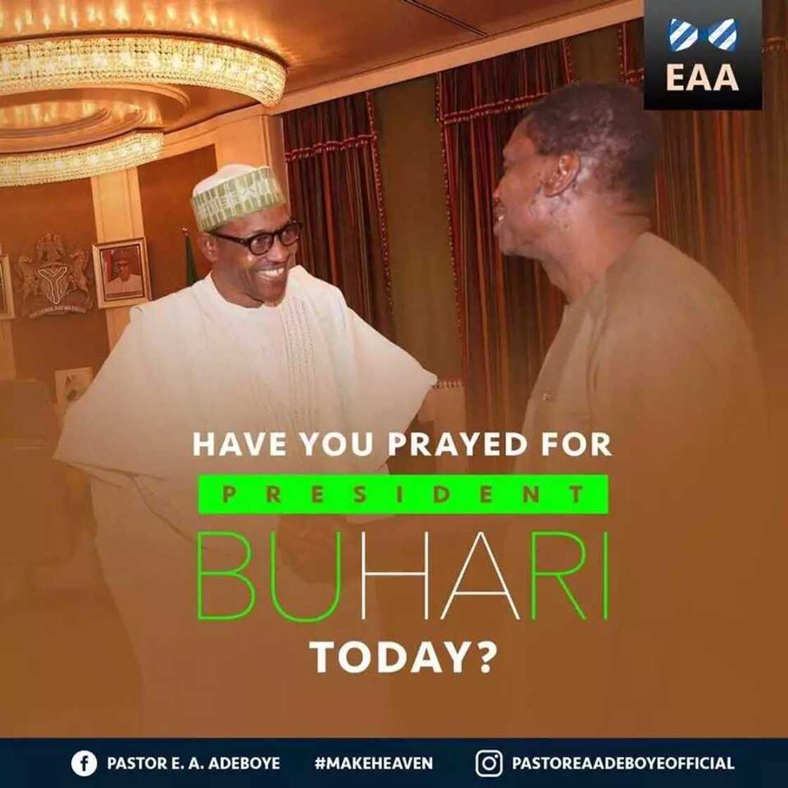 Pastor Adeboye asks whether Nigerians had prayed for Buhari today and the reactions of our compatriots are priceless Pastor Adeboye asks whether Nigerians had prayed for Buhari today and the reactions of our compatriots are priceless
