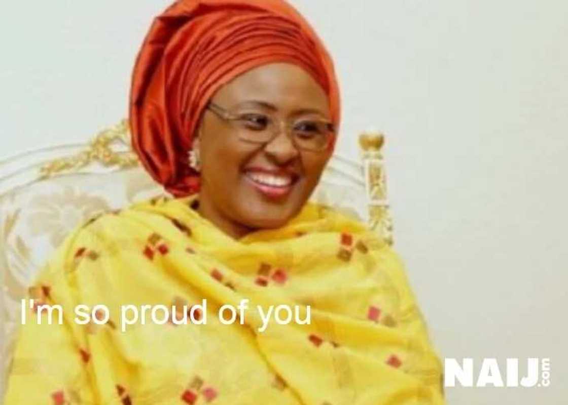 Photos of Aisha Buhari that depict the typical Nigerian mother Photos of Aisha Buhari that depict the typical Nigerian mother