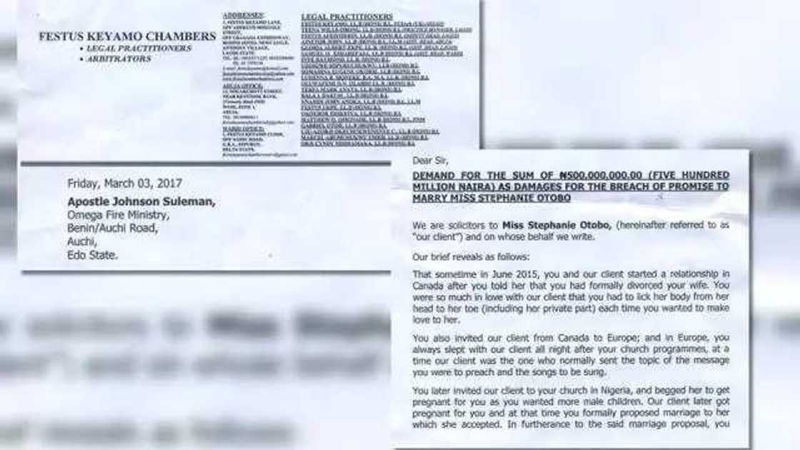 Scandal as lady accuses Apostle Suleiman of impregnating her Scandal as lady accuses Apostle Suleiman of impregnating her