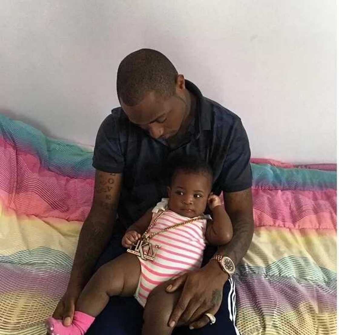 10 Memorable photos of Imade with Davido as she turns one