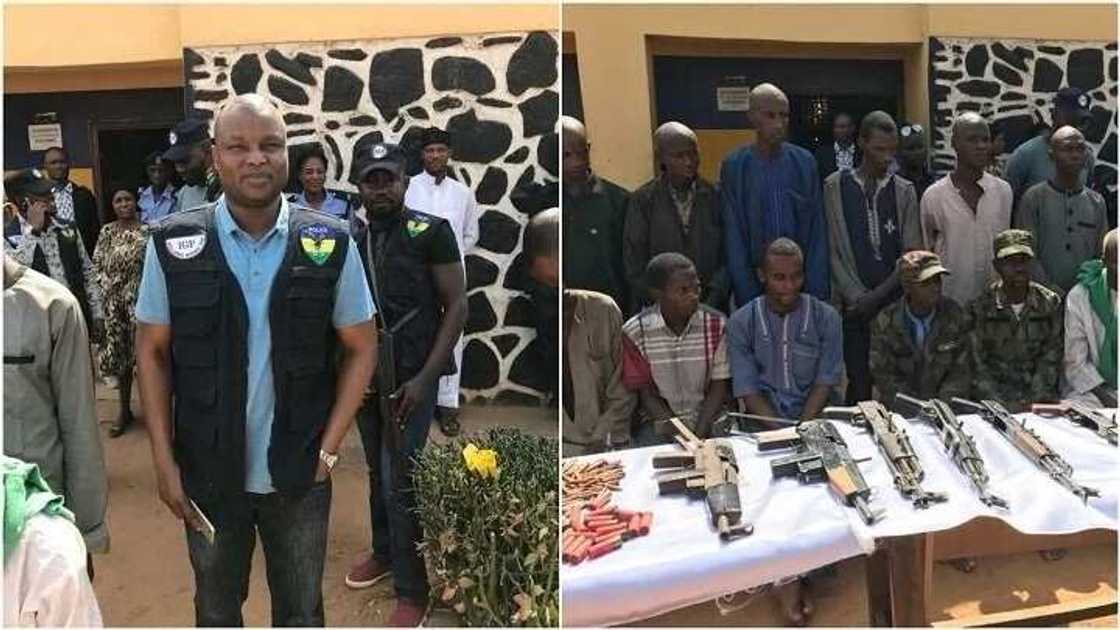 Yansandan Najeriya sun yi kyan kai, sun yi ram da masu garkuwa mutane su 19 Yansandan Najeriya sun yi kyan kai, sun yi ram da masu garkuwa mutane su 19