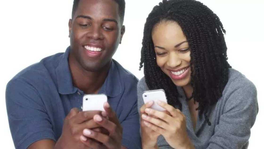 two with phones two with phones