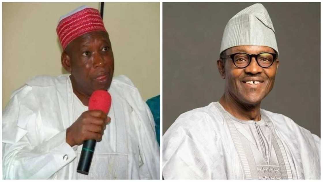 Gwamna Ganduje zai maka Buhari a kotu idan bai fito takarar zaben 2019 ba Gwamna Ganduje zai maka Buhari a kotu idan bai fito takarar zaben 2019 ba