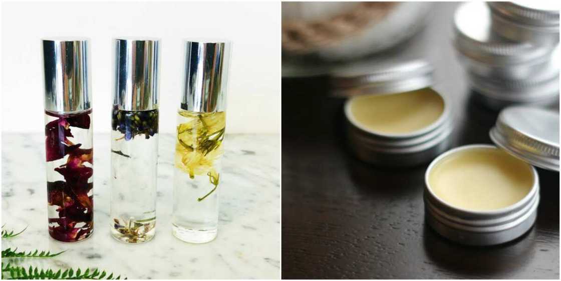 Dry and liquid perfumes Dry and liquid perfumes