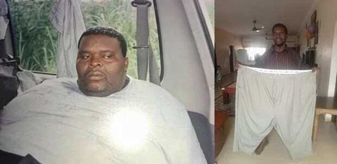 Nigerian man Emeka Okeke shares his astonishing weight loss pictures (photos) Nigerian man Emeka Okeke shares his astonishing weight loss pictures (photos)