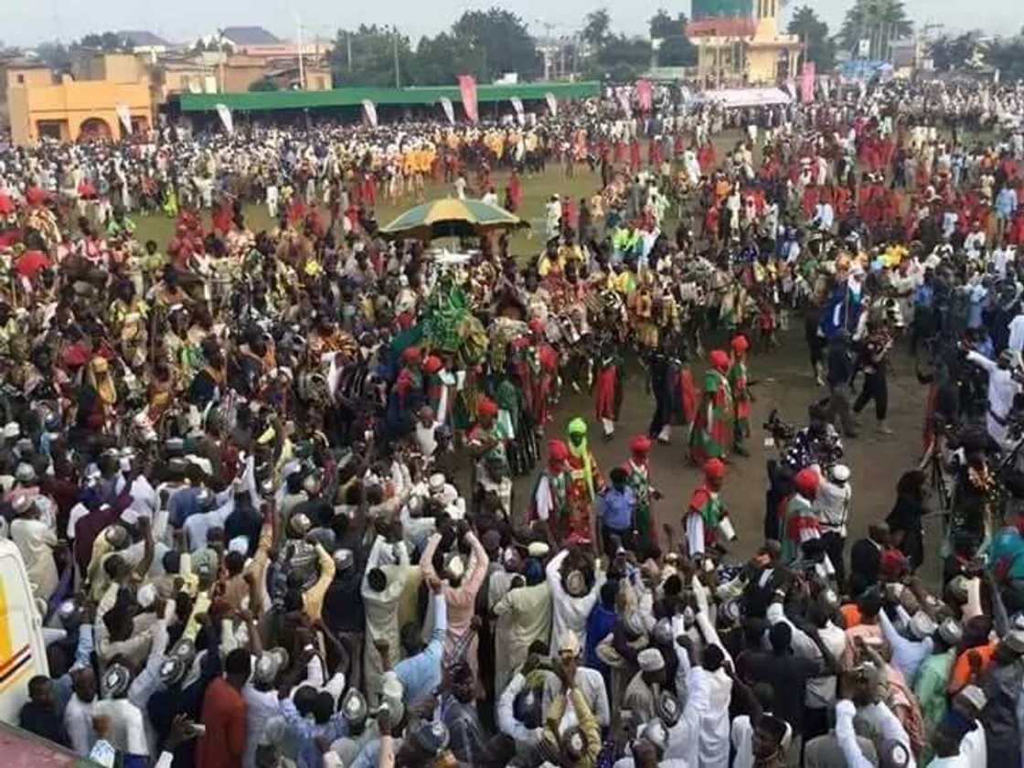 Bikin Sallah: Hotuna daga bikin hawan daushe na garin Kano Bikin Sallah: Hotuna daga bikin hawan daushe na garin Kano