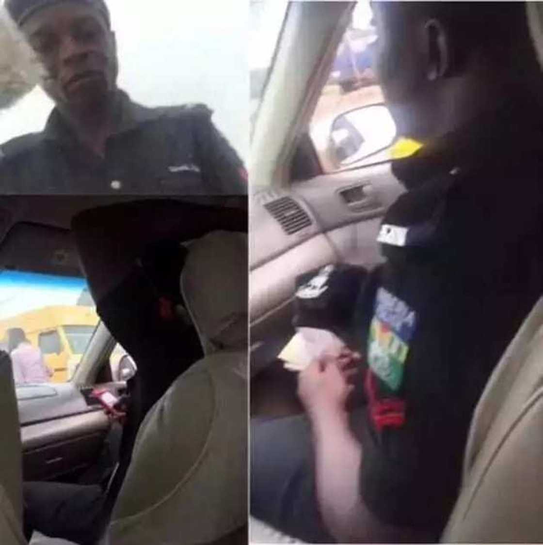 An kama ýansanda dumu dumu suna karbar cin hanci (Hotuna da Bidiyo) An kama ýansanda dumu dumu suna karbar cin hanci (Hotuna da Bidiyo)