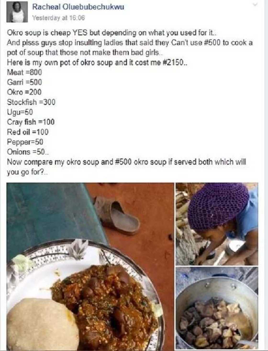 These Nigerian ladies prove you can cook okro soup just with N500 (photos) These Nigerian ladies prove you can cook okro soup just with N500 (photos)