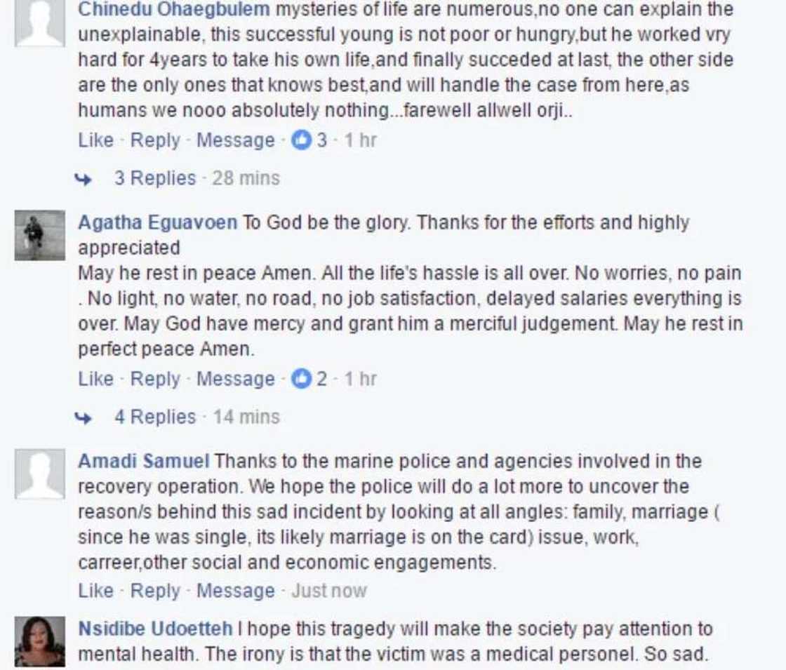 UPDATE: Body found not that of medical doctor who jumped into Lagos lagoon UPDATE: Body found not that of medical doctor who jumped into Lagos lagoon