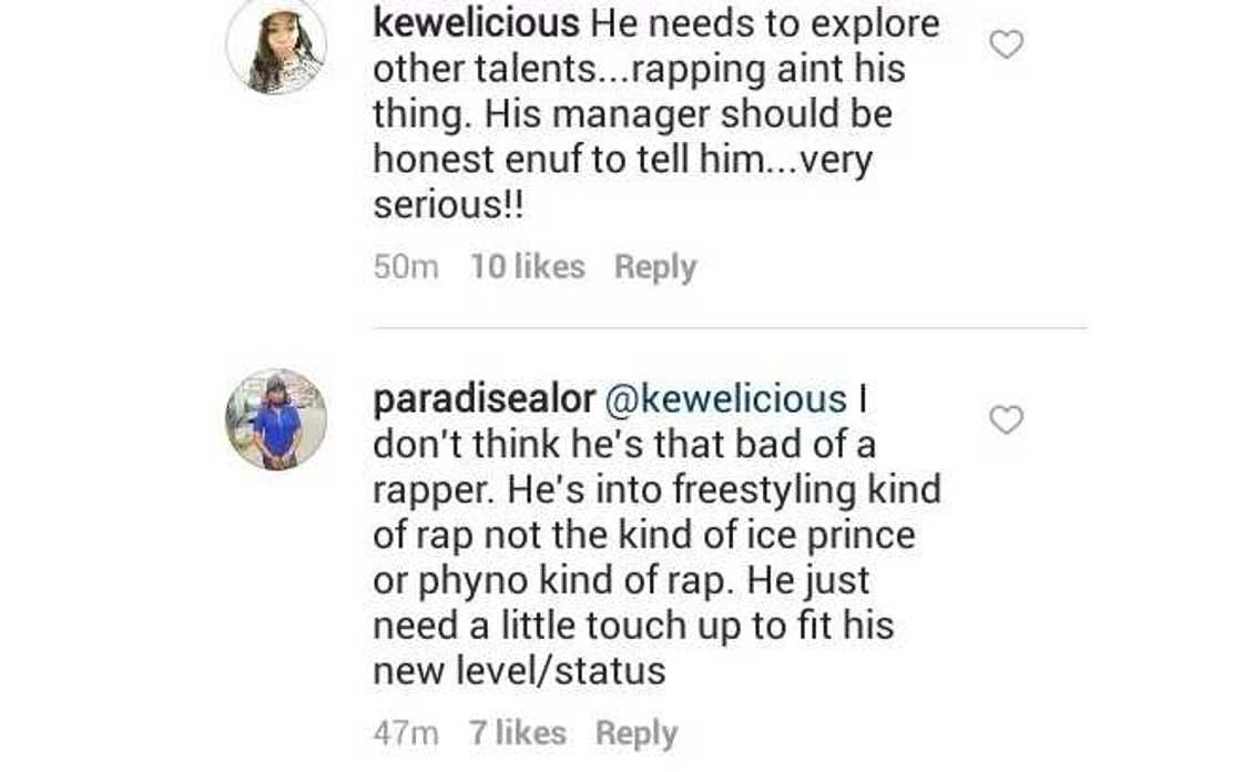 Rap is not your calling - Nigerians tell BBNaija winner Efe Rap is not your calling - Nigerians tell BBNaija winner Efe