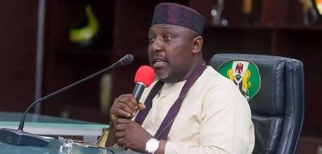 Governor Okorocha denies running a family government in Imo state Governor Okorocha denies running a family government in Imo state