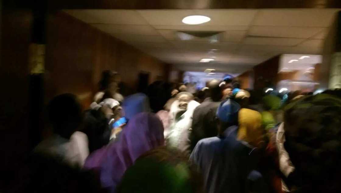 Amaechi's Supporters Cheer Him After Screening (See Photos) Amaechi's Supporters Cheer Him After Screening (See Photos)