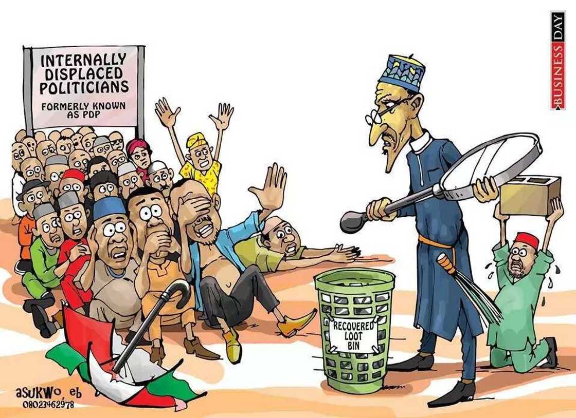 President Muhammadu Buhari, Cartoon, Garba Shehu President Muhammadu Buhari, Cartoon, Garba Shehu