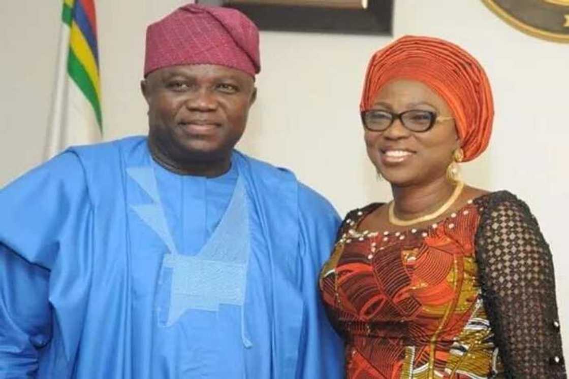 Bolanle Ambode and husband Bolanle Ambode and husband