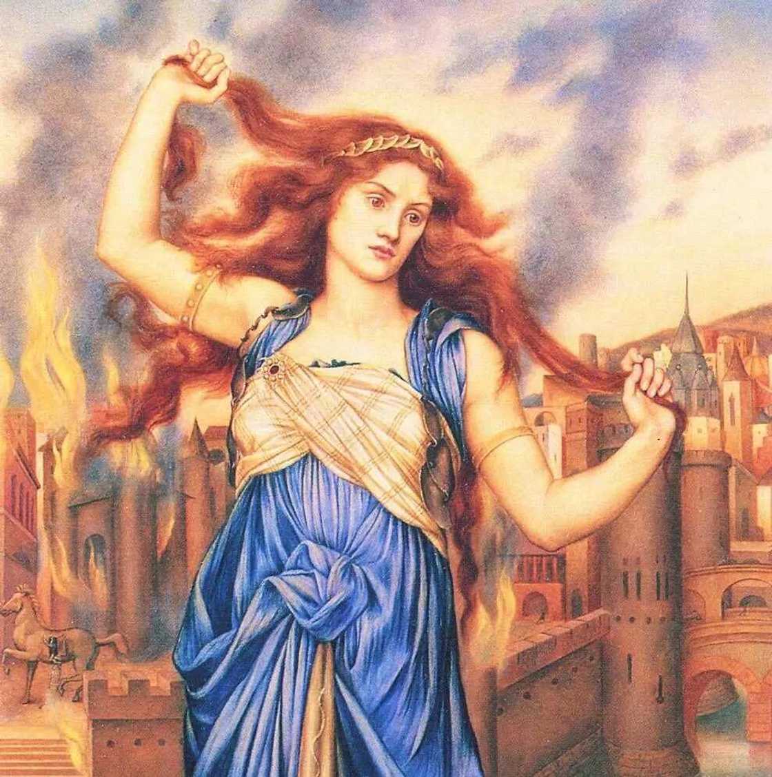 Cassandra from the Greek mythology Cassandra from the Greek mythology