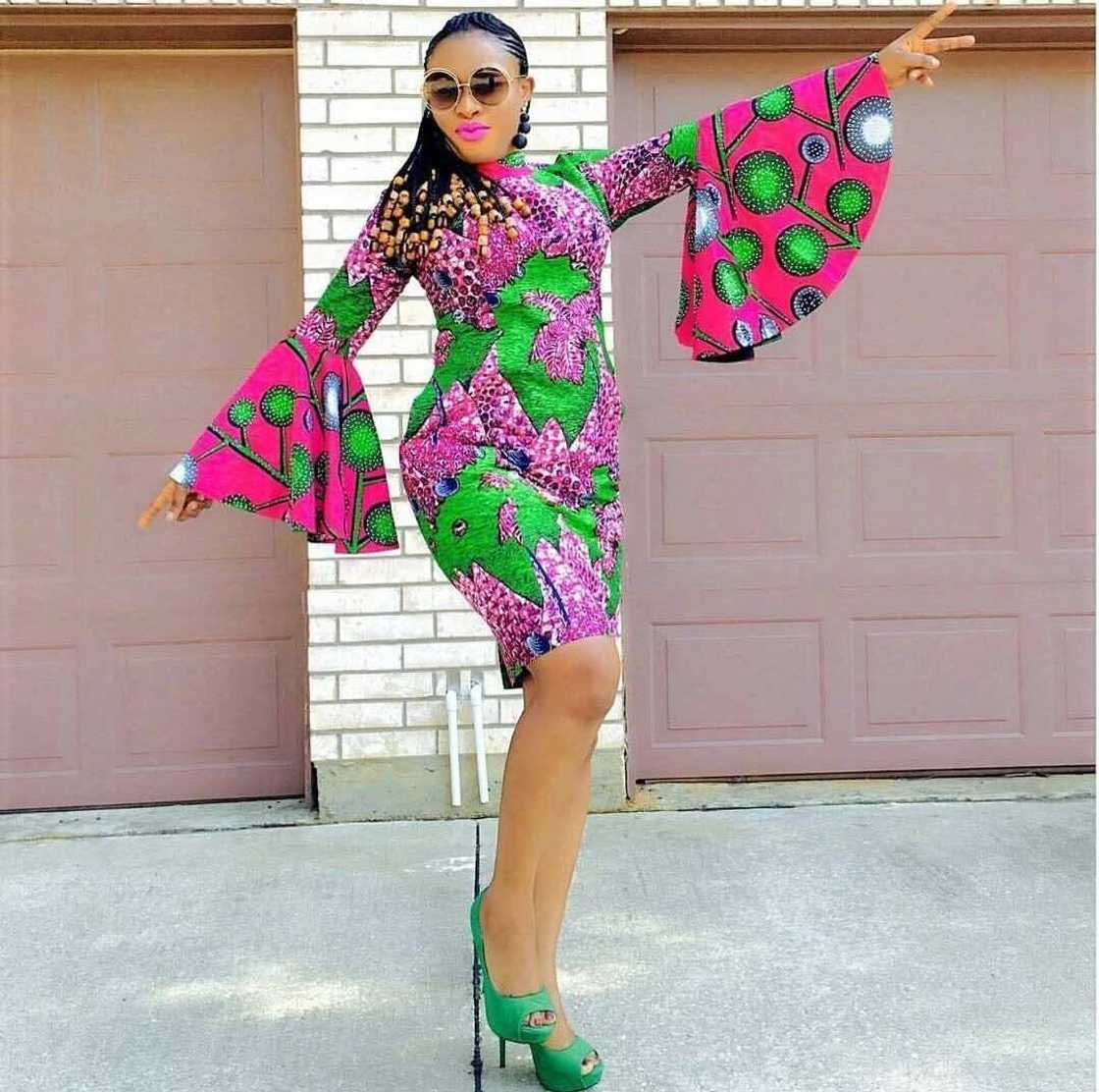 Ankara short pencil gown best designs for real fashionistas Legit.ng