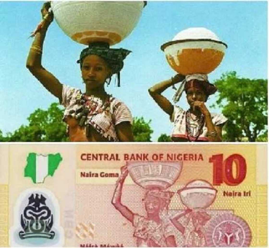 The current 10 naira note is made of polymer The current 10 naira note is made of polymer