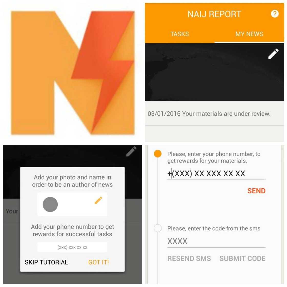 News For Money: Get Paid For Using NAIJ REPORT App News For Money: Get Paid For Using NAIJ REPORT App