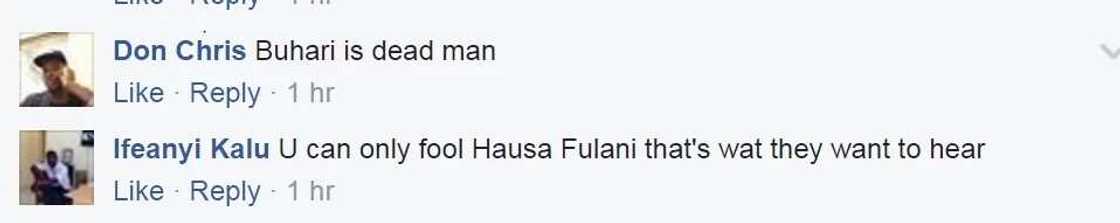 We want to see Buhari, stop the phone calls We want to see Buhari, stop the phone calls
