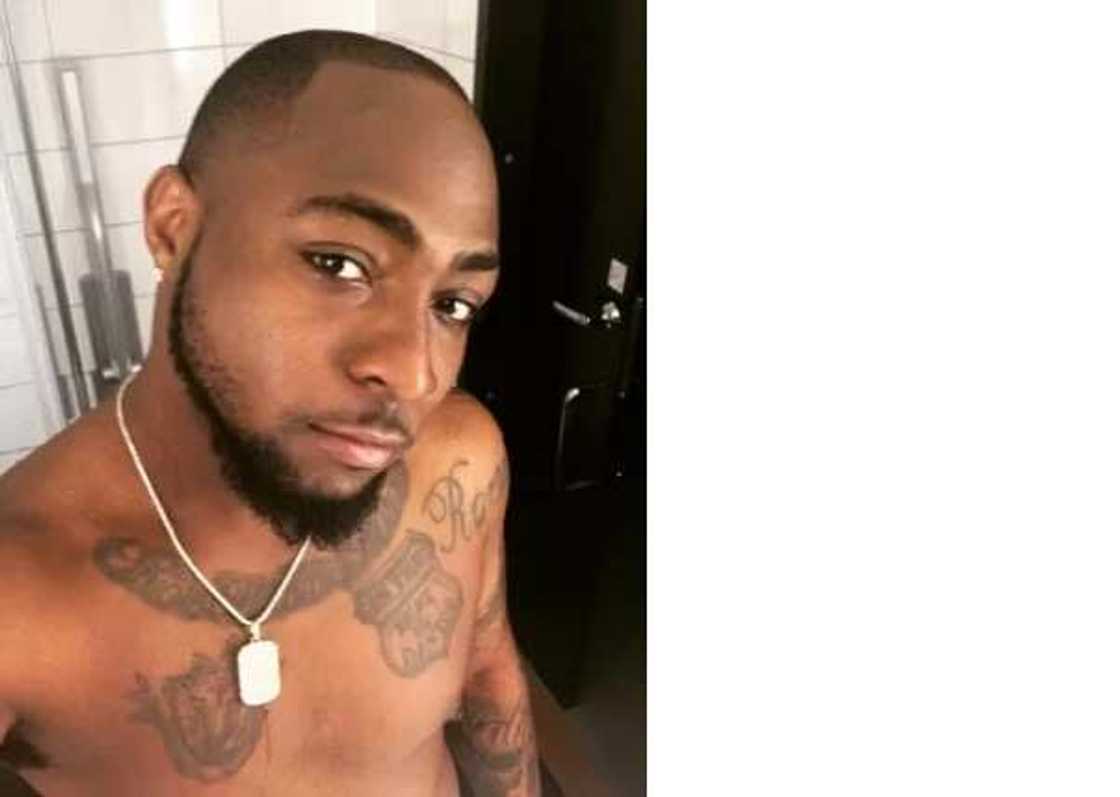 Fans slam Davido because of his hairy armpit (photo) Fans slam Davido because of his hairy armpit (photo)