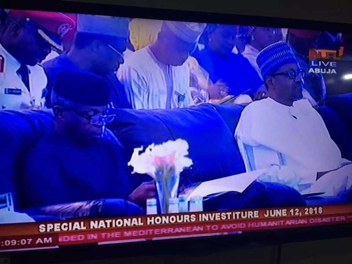 LIVE UPDATES: Excitement in Aso Rock as top Nigerians gather for late MKO Abiola’s honour LIVE UPDATES: Excitement in Aso Rock as top Nigerians gather for late MKO Abiola’s honour