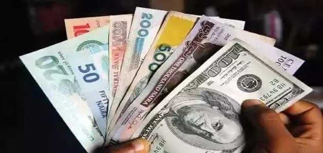 Cedis and USD dollar Cedis and USD dollar