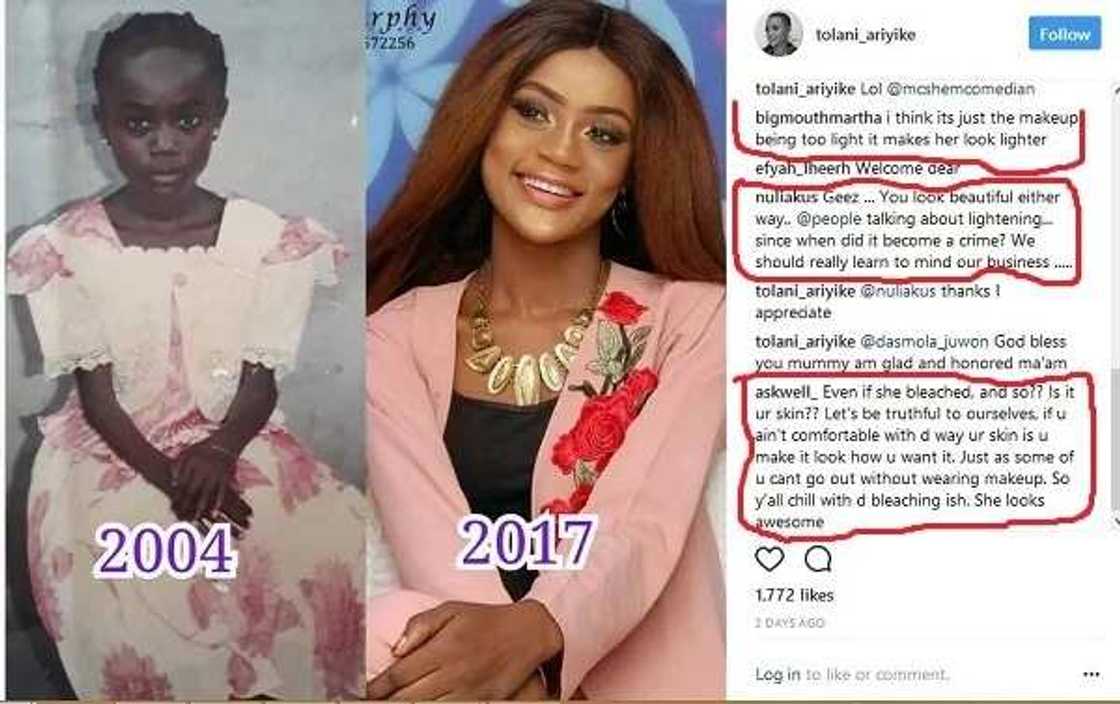 Nigerians react to this lady’s transformation photos after 13 years Nigerians react to this lady’s transformation photos after 13 years