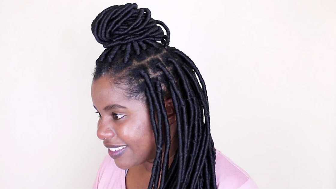 Wool faux locs Wool faux locs