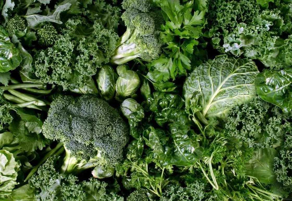 Leafy green vegetables Leafy green vegetables