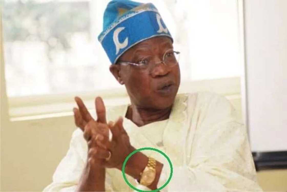 Lai Mohammed spotted wearing a Rolex wristwatch? Lai Mohammed spotted wearing a Rolex wristwatch?