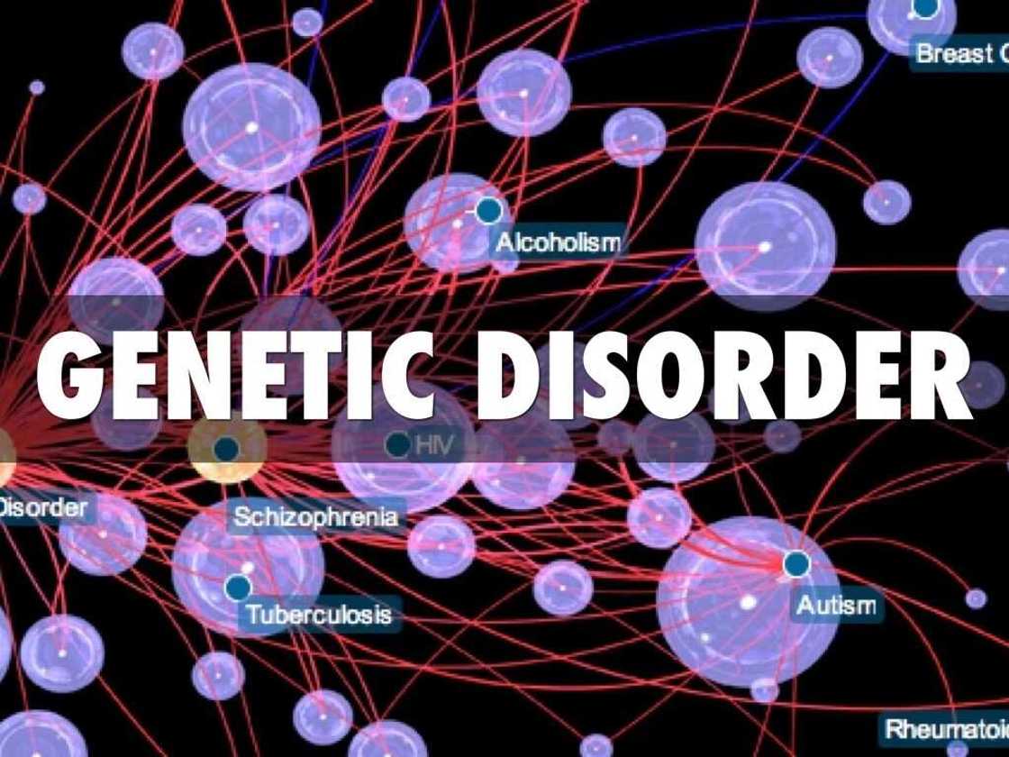 Genetic disorder contains a lot of details