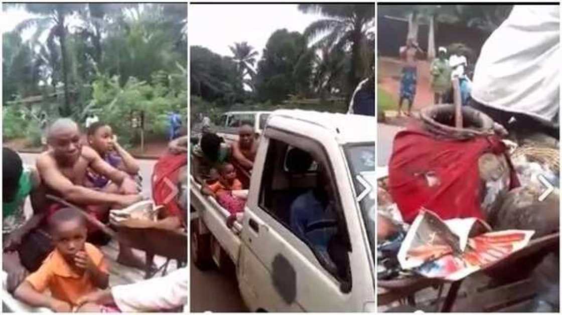 Nigerian pastor from Anambra state banished from his village after he was caught burying assorted charms under his church's alter