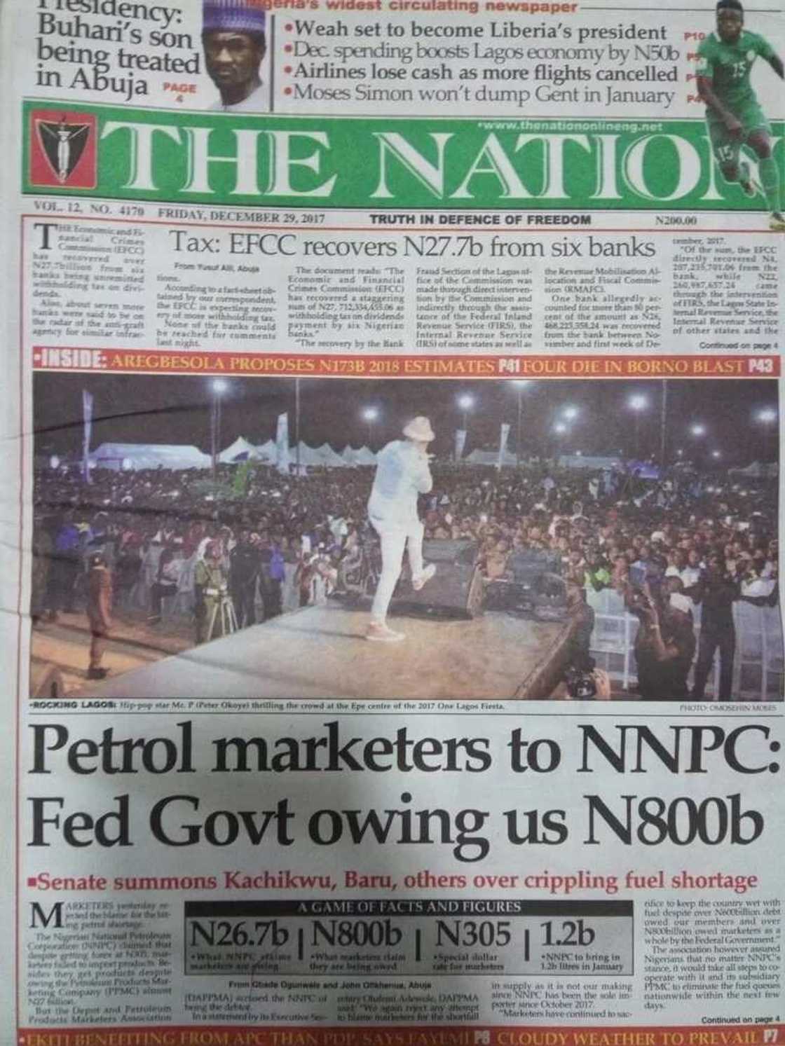 Newspaper Review: Bridges in Lagos under threat of collapse from heavy duty trucks Newspaper Review: Bridges in Lagos under threat of collapse from heavy duty trucks