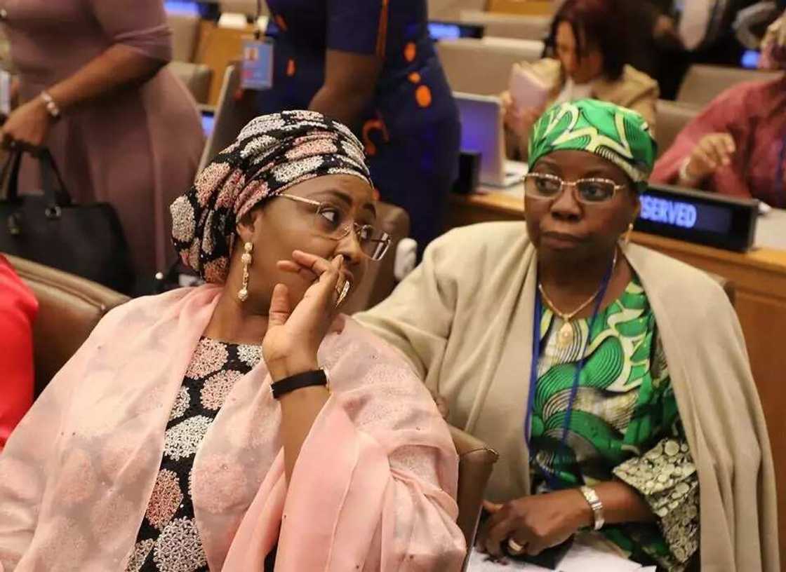 Aisha Buhari ta halarci taron matan shugabannin Afrika (hotuna) Aisha Buhari ta halarci taron matan shugabannin Afrika (hotuna)