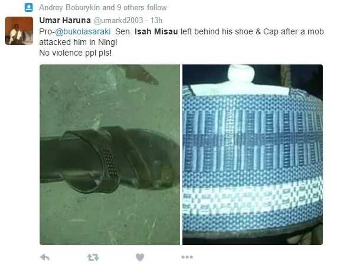 APC Senator allegedly stoned for supporting Saraki APC Senator allegedly stoned for supporting Saraki