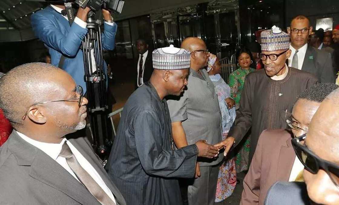 President Buhari jets to New York for medical appointment in London (photos)