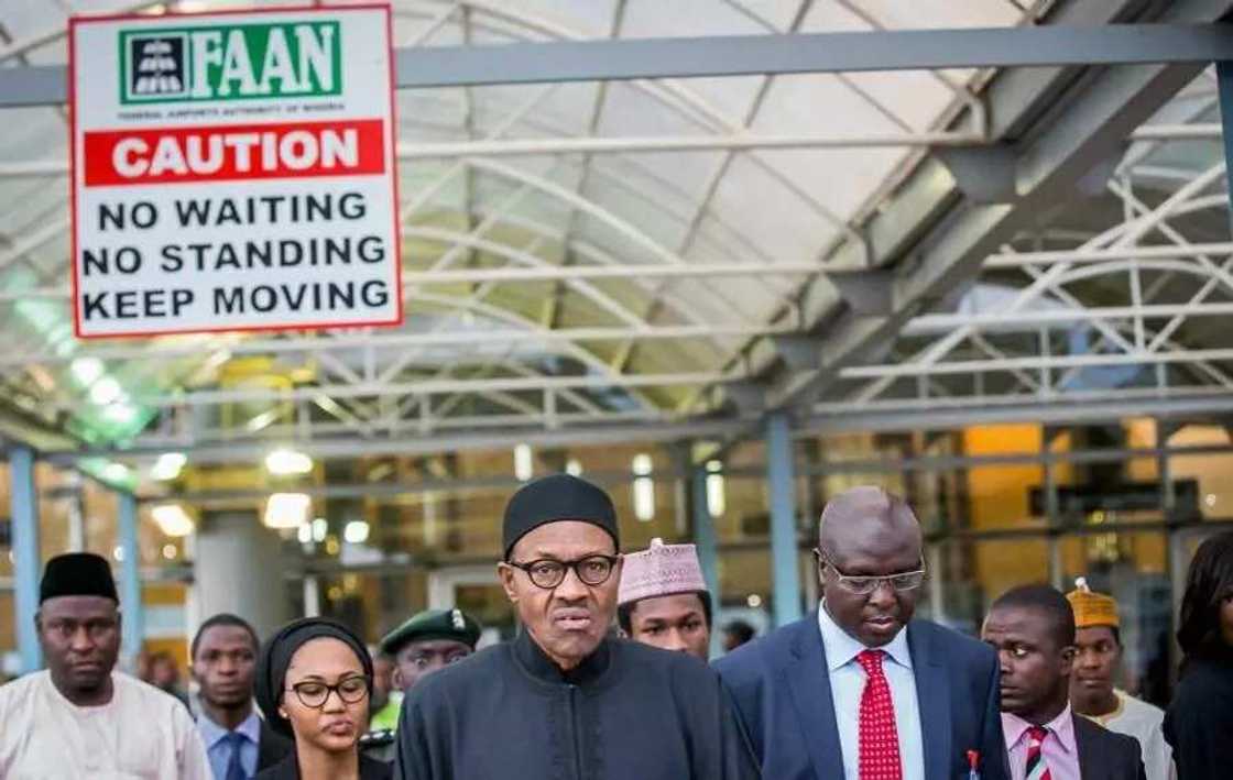 Buhari Pictured In Economy Class Of British Airways