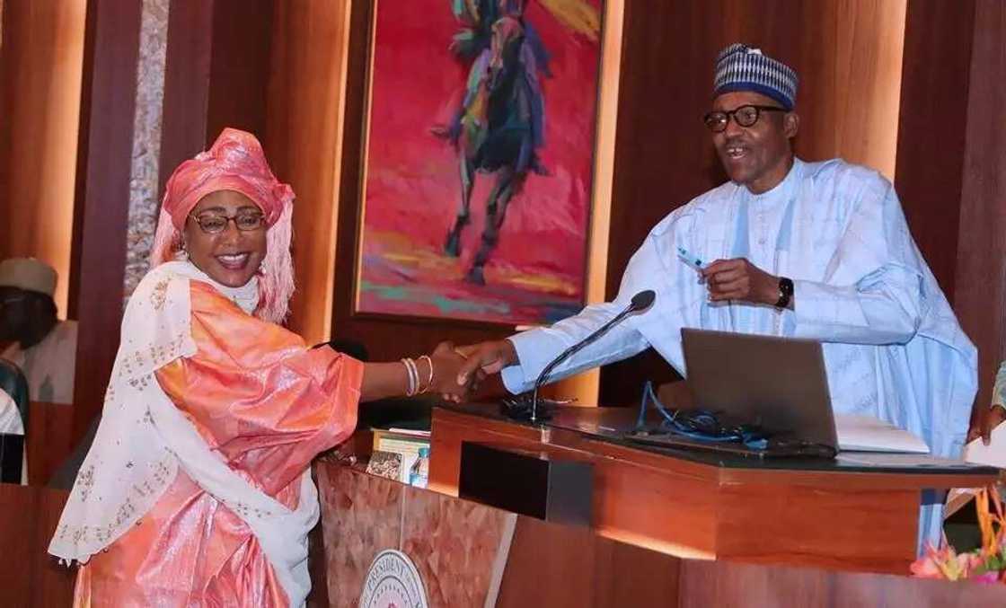 Mahakurci mawadaci: Buhari ya nada Naja’atu Muhammad wani muhimmin mukami Mahakurci mawadaci: Buhari ya nada Naja’atu Muhammad wani muhimmin mukami