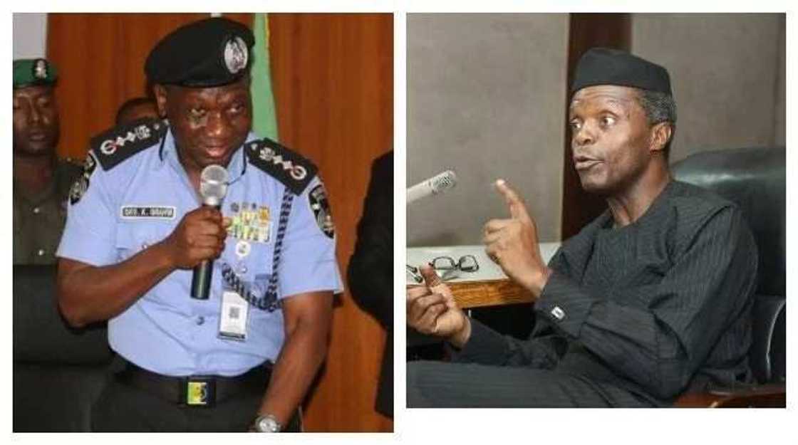 Osinbajo summons IGP to Aso Rock over Southern Kaduna crisis