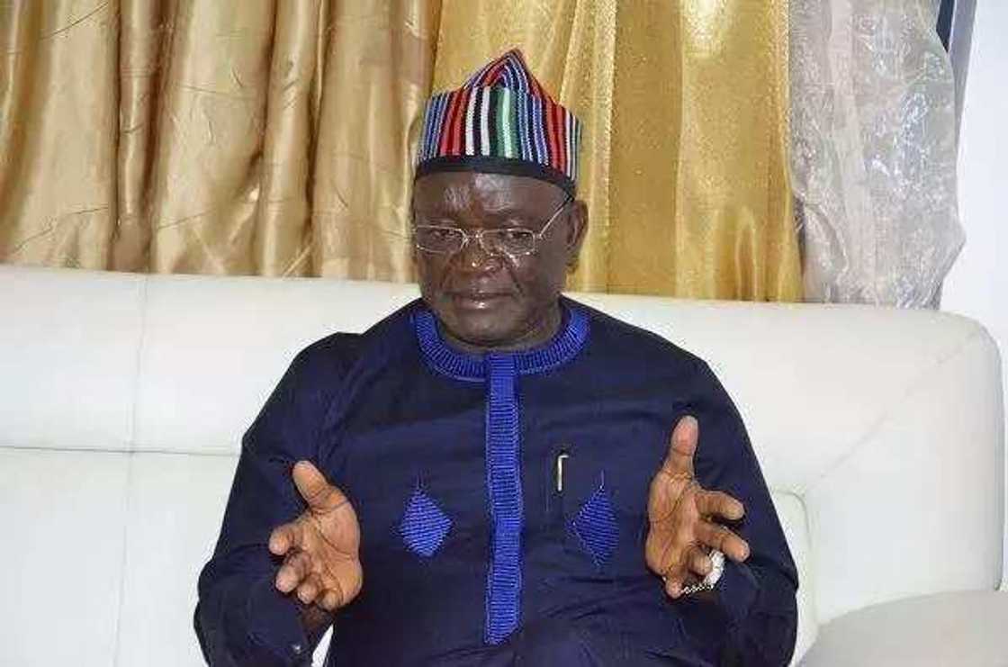 An ga fastocin Gwamna Ortom dauke da tambarin Jam’iyyar PDP a Garin Makurdi