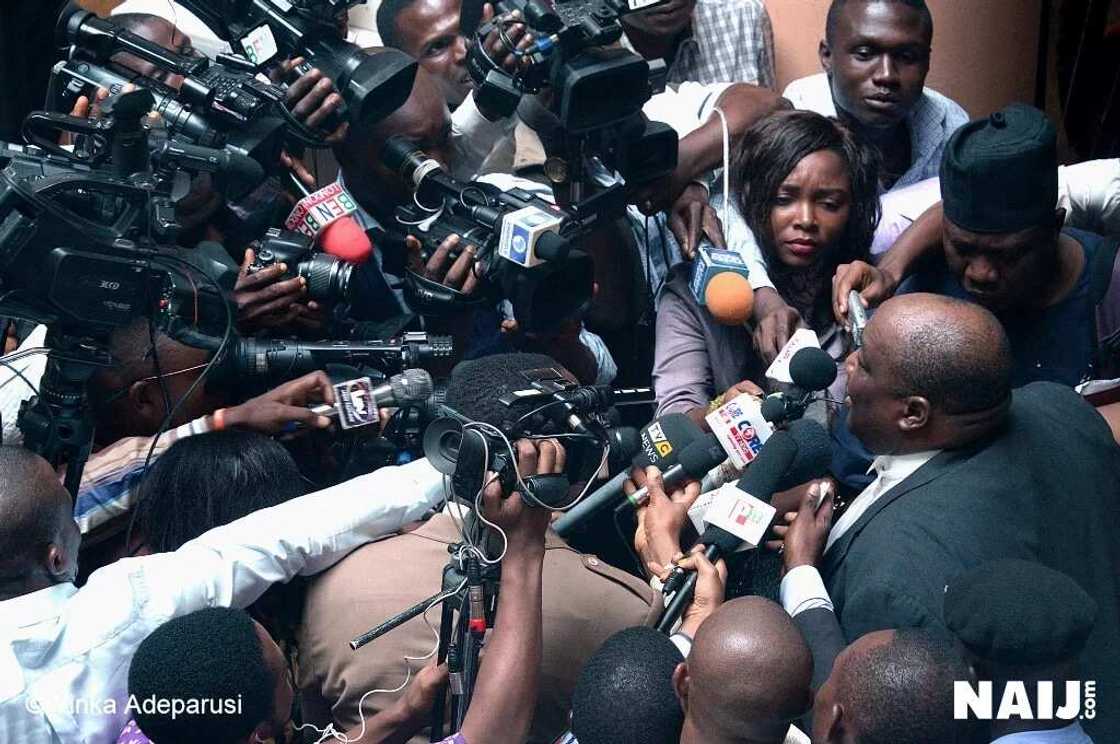 Senators who followed Saraki, others to court today (photos) Senators who followed Saraki, others to court today (photos)