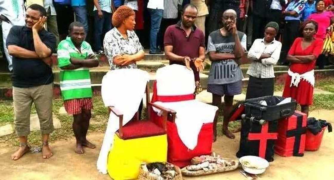 Police in Calabar parade pastor allegedly found with human heart Police in Calabar parade pastor allegedly found with human heart