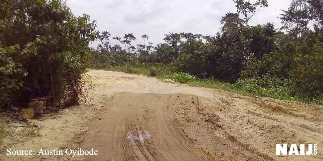 Road leading to Goodluck Jonathan Road leading to Goodluck Jonathan