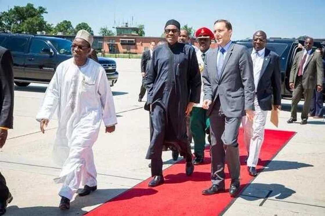 President Buhari Leaves USA President Buhari Leaves USA