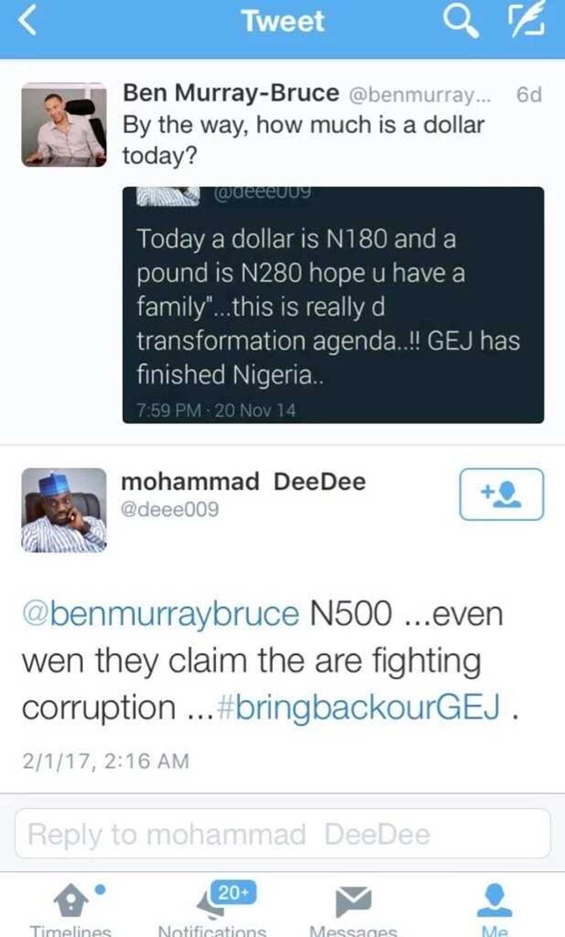 Please forgive me, Nigerian begs Jonathan as forex hits N500 to a dollar