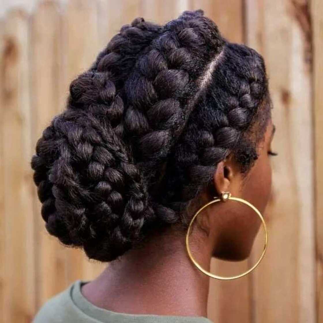 Spiraled braid Spiraled braid